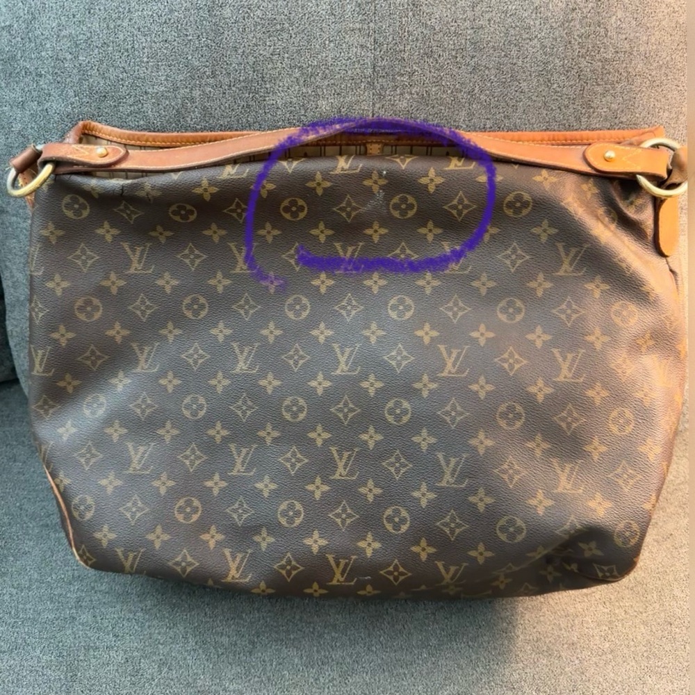 Authentic Louis Vuitton Brown Monogram Shoulder Bag - Picture 15 of 16